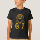 67 Six Seven 6 7 ミーム デザイン おもしろい 6 7 2 Tシャツ (正面)