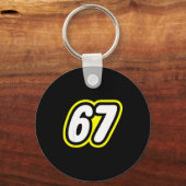 67 Six Seven 6 7 Boys Girls Kids Teens Tee キーホルダー (正面)
