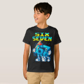 67 Six Seven 6-7 - Funny Italian Brainrot Kids Bas Tシャツ (正面フル)