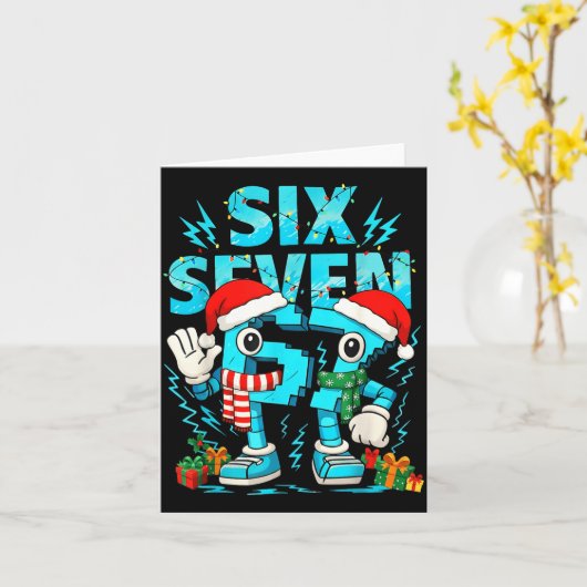 67 Six Seven 6-7 - Funny Italian Brainrot Kids Gam カード (黄色い花)