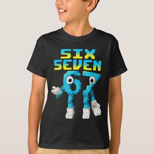 67 Six Seven 6-7 - Funny Italian Brainrot Kids Gam Tシャツ (正面)