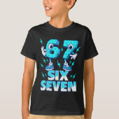 67 Six Seven 6-7 - Funny Italian Brainrot Kids Gam Tシャツ (正面)