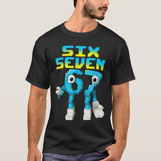 67 Six Seven 6-7 - Funny Italian Brainrot Kids Gam Tシャツ (正面)