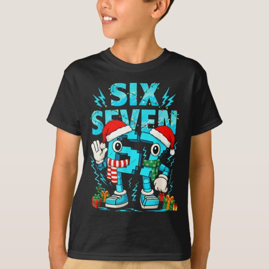 67 Six Seven 6-7 - Funny Italian Brainrot Kids Gam Tシャツ (正面)