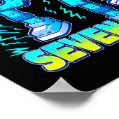 67 Six Seven 6-7 Funny Italian Brainrot Kids Gamin ポスター (角)