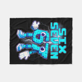 67 Six Seven 6-7 Funny Italian Brainrot Meme Kids  フリースブランケット (正面(横))