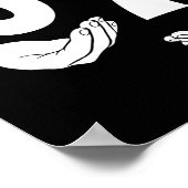 67 Six Seven 6 7 Kids 67 Teens Boys 6-7 Meme Hands ポスター (角)