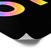 67 Six Seven 6 7 Meme Design Funny 6 7 1  ポスター (角)