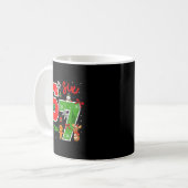 67 Six Seven 6 7 Meme E Couple Christmas Matching コーヒーマグカップ (正面左)
