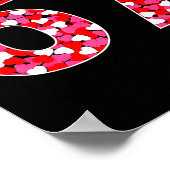 67 Six Seven 6 7 Meme For Men Women Kids Valentine ポスター (角)