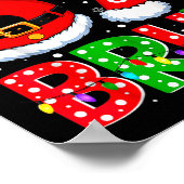 67 Six Seven 6 7 Meme Funny Santa Christmas Shirt  ポスター (角)