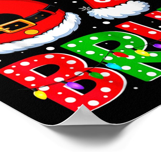 67 Six Seven 6 7 Meme Funny Santa Christmas Shirt ポスター (角)