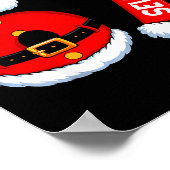 67 Six Seven 6 7 Meme Funny Santa Christmas Shirt  ポスター (角)