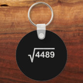 67 Six Seven 6-7 Meme Square Root 4489 Slang Math  キーホルダー (正面)