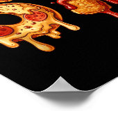 67 Six Seven 6-7 Pizza & Chicken Nugget - Kids Bra ポスター (角)