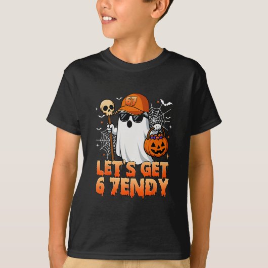 67 Six Seven 6 7endy レッツ・ゲット・センディー・ミーム・ハロウィン Tシャツ (正面)