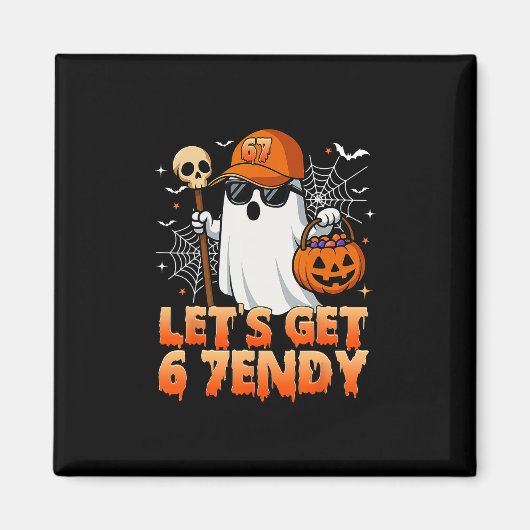 67 Six Seven 6 7endy Let's Get Sendy メメ ハロウィン マグネット (正面)
