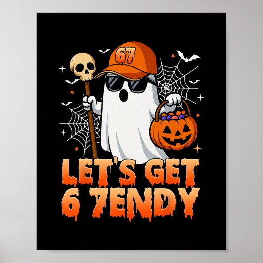 67 Six Seven 6 7endy Let's Get Sendy メール便 ハロウィン ポスター (正面)