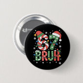 67 Six Seven Bruh おもしろいクリスマス 6 7 メーム 缶バッジ (正面&裏面)