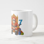 67 Six Seven Bruh サンタカスタム - 名前入り ジャンボコーヒーマグカップ (正面右)