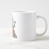 67 Six Seven Bruh サンタカスタム - 名前入り ジャンボコーヒーマグカップ (右)