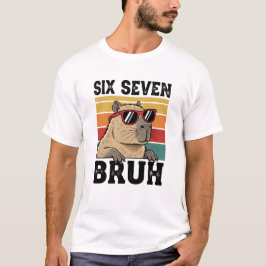 67 Six Seven Bruh Capybara Tシャツ