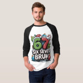 67 Six Seven Bruh Christmas Fun Holiday Tee Gift Tシャツ (正面フル)