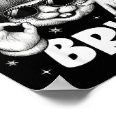 67 Six Seven Bruh Cute Bunny Face With Sungles Eas ポスター (角)