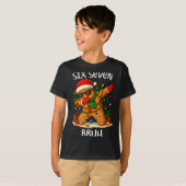 67 Six Seven Bruh Funny Christmas Dabbing Gingerbr Tシャツ (正面フル)