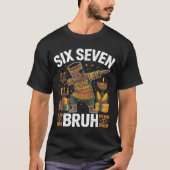 67 Six Seven Bruh Kwanzaa Dabbing 6 7 Meme Funny C Tシャツ (正面)