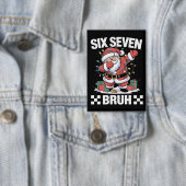 67 Six Seven Burh おもしろクリスマス 6 7 Meme 缶バッジ (インサイチュ)