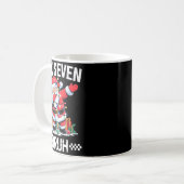 67 Six Seven Burh クリスマス 6 7 ミーム コーヒーマグカップ (正面左)
