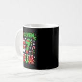 67 Six Seven Burh クリスマス 6 7 ミーム コーヒーマグカップ (正面左)