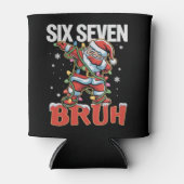 67 Six Seven Burh サンタ ダブ クリスマス 6 7 Meme  缶クーラー (正面)