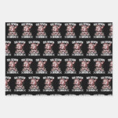 67 Six Seven Burh Funny Christmas 6 7 Meme  ラッピングペーパーシート (正面)