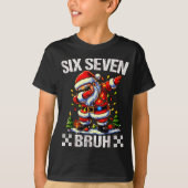 67 Six Seven Burh Funny Christmas 6 7 Meme Men Wom Tシャツ (正面)