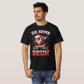 67 Six Seven Burh Funny Christmas Tee 6 7 Meme Tシャツ (正面フル)