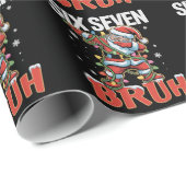 67 Six Seven Burh Santa Dab Christmas 6 7 Meme  ラッピングペーパー (ロールコーナー)