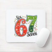 67 Six Seven Christmas Funny Meme 67 Couples Chris マウスパッド (マウス)