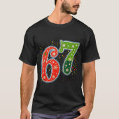 67 Six Seven Christmas Funny Meme 67 Couples Chris Tシャツ (正面)