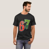 67 Six Seven Christmas Funny Meme 67 Couples Chris Tシャツ (正面フル)