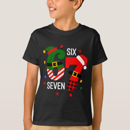 67 Six Seven Christmas Tシャツ (正面)