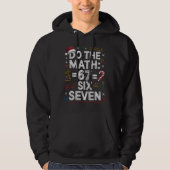 67 Six Seven Fun Holiday Math Shirt パーカ (正面)