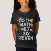 67 Six Seven Fun Holiday Math Shirt Tシャツ (正面)