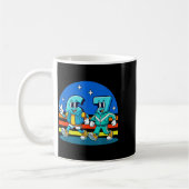 67 Six Seven Fun Meme Funny Design Kids School  コーヒーマグカップ (左)