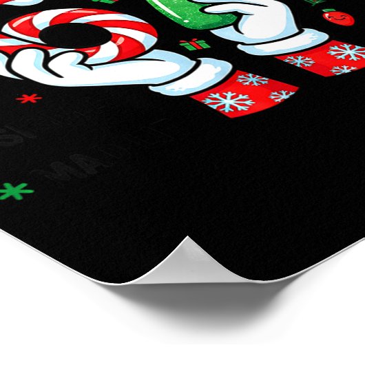 67 Six Seven Funny Christmas Joke 6 7 Meme Boys Gi ポスター (角)