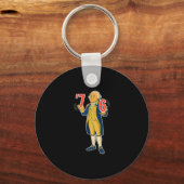 67 Six Seven Funny George Washington Meme  キーホルダー (正面)