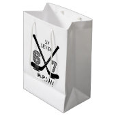 67 Six Seven Funny Meme Brain Rot Meme ミディアムペーパーバッグ (正面アングル)