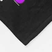 67 Six Seven Mardi Gras Carnival New Orleans Fleur フリースブランケット (角)