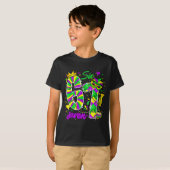 67 Six Seven Mardi Gras Carnival New Orleans Fleur Tシャツ (正面フル)